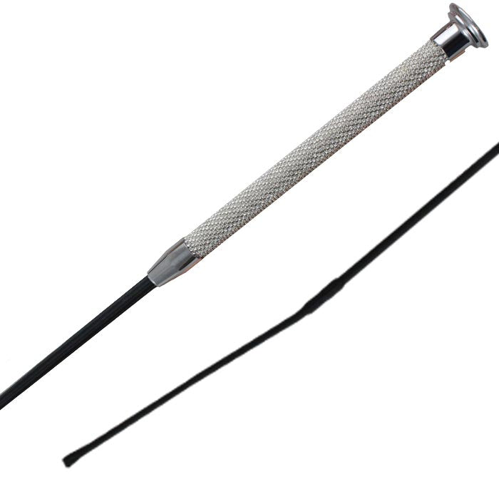 Woof Wear Glitz Dressage Whip #colour_silver