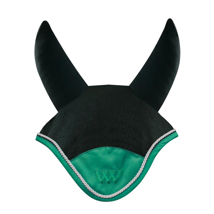 Woof Wear Colour Fusion Ergonomic Fly Veil #colour_black-racing-green