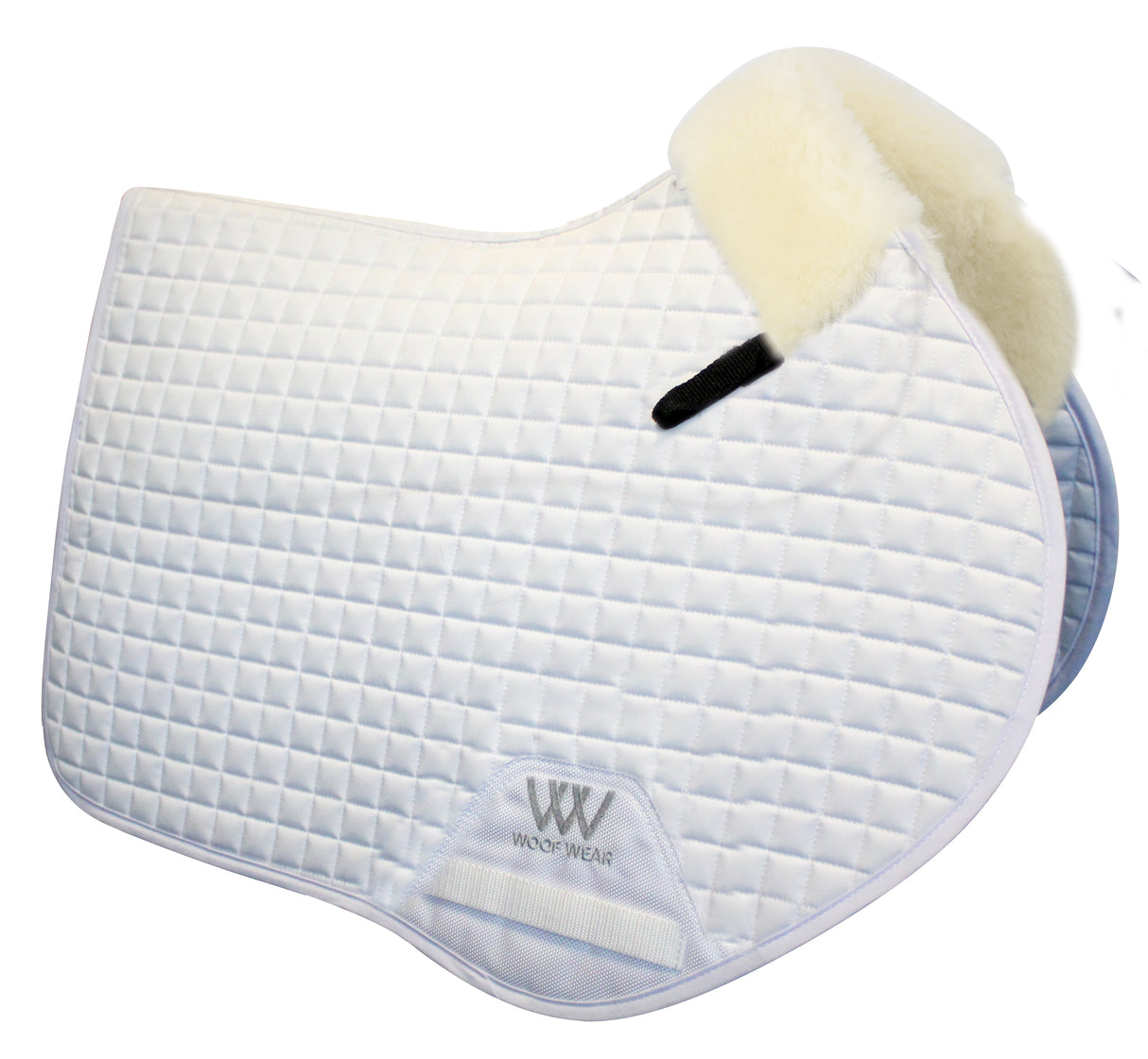 Woof Wear Close Contact Sheepskin Saddlecloth #colour_white