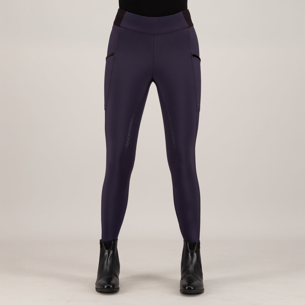 HV Polo Estrelle Full Grip Riding Tights #colour_navy