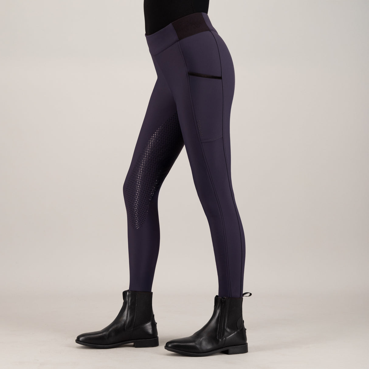 HV Polo Estrelle Full Grip Riding Tights #colour_navy
