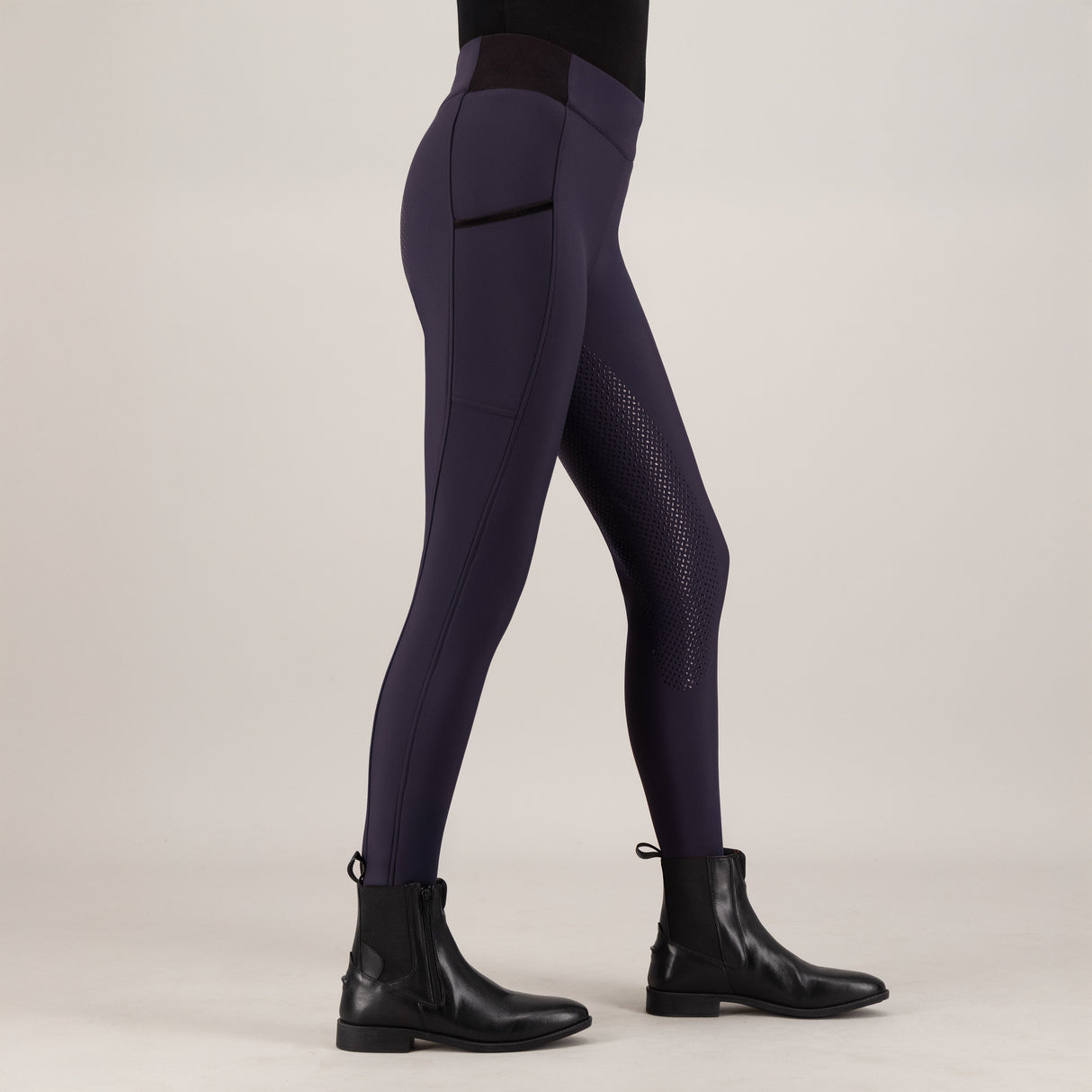 HV Polo Estrelle Full Grip Riding Tights #colour_navy