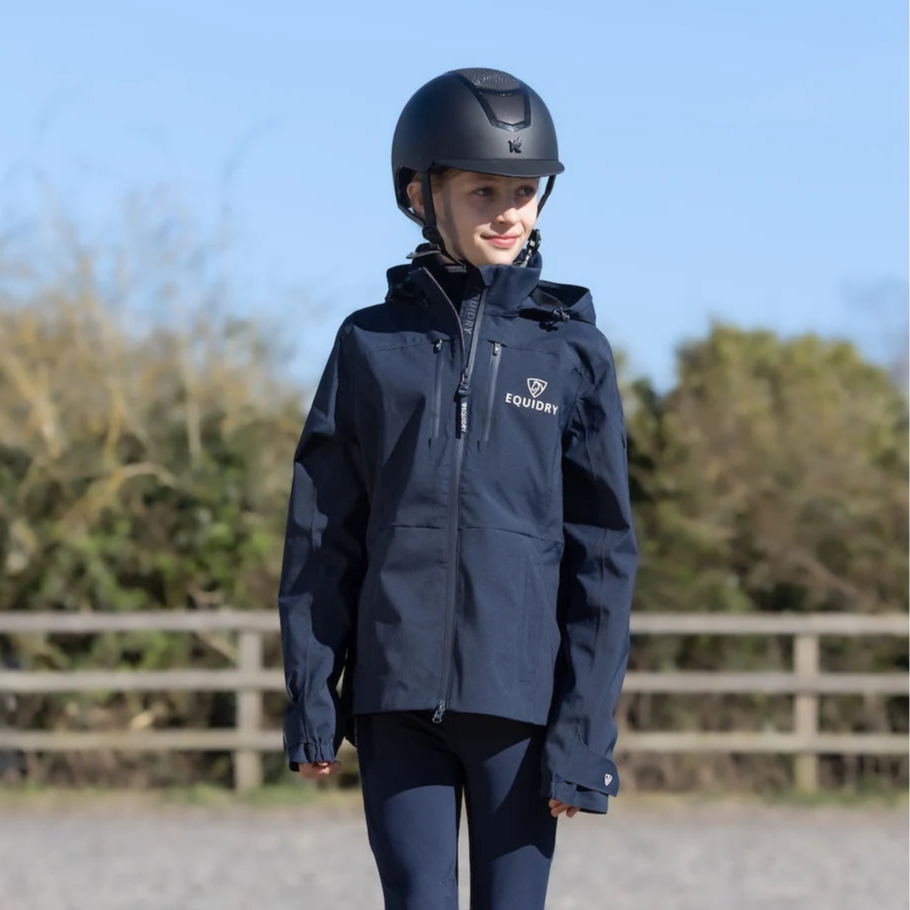 EQUIDRY Girl's Varsha Jacket #colour_navy