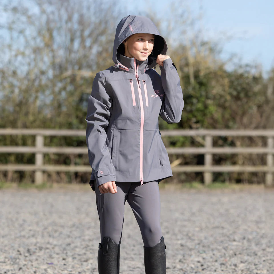 EQUIDRY Girl's Varsha Jacket #colour_grey