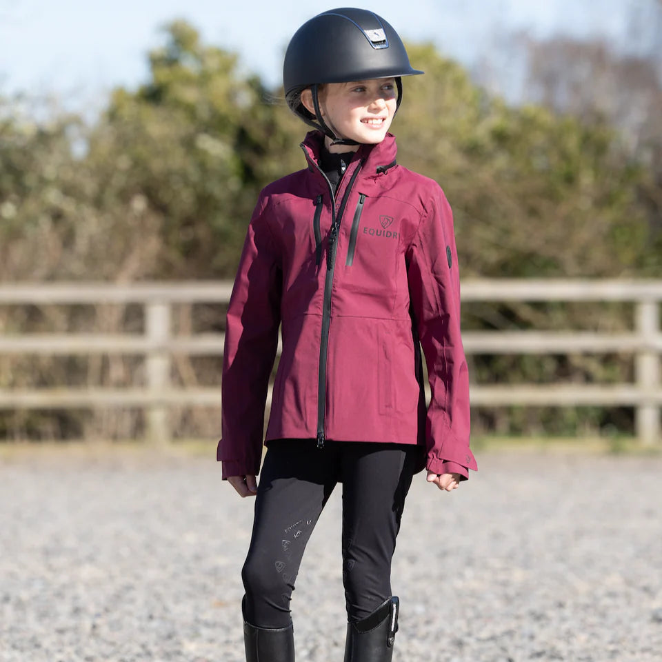 EQUIDRY Girl's Varsha Jacket #colour_plum