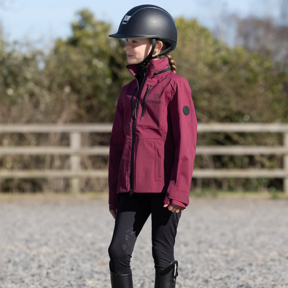 EQUIDRY Girl's Varsha Jacket #colour_plum