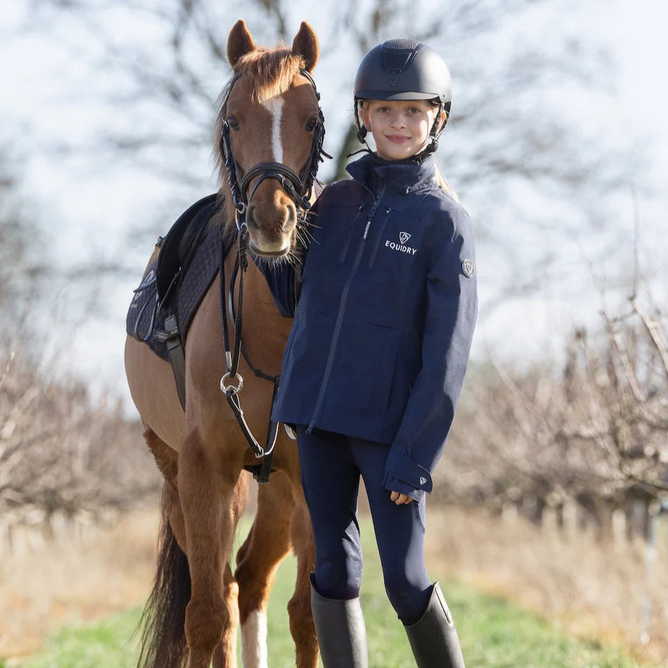 EQUIDRY Girl's Varsha Jacket #colour_navy