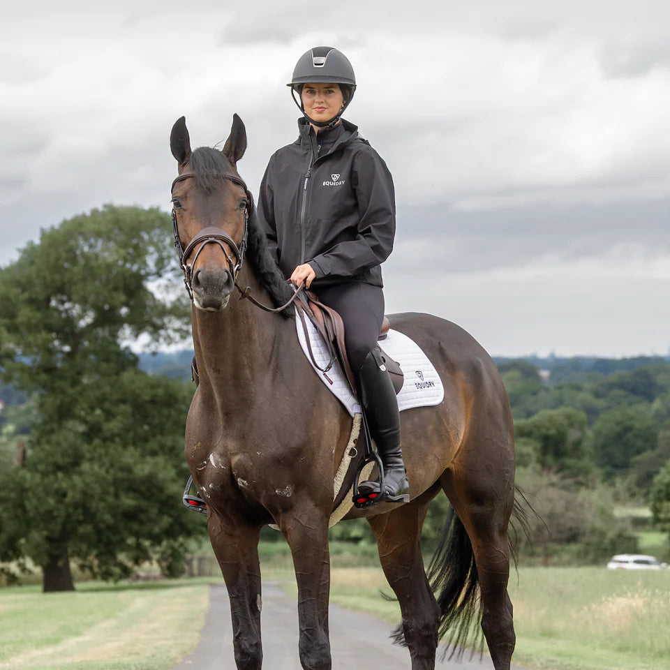 EQUIDRY Women's Nimbus Pack Away Jacket #colour_black