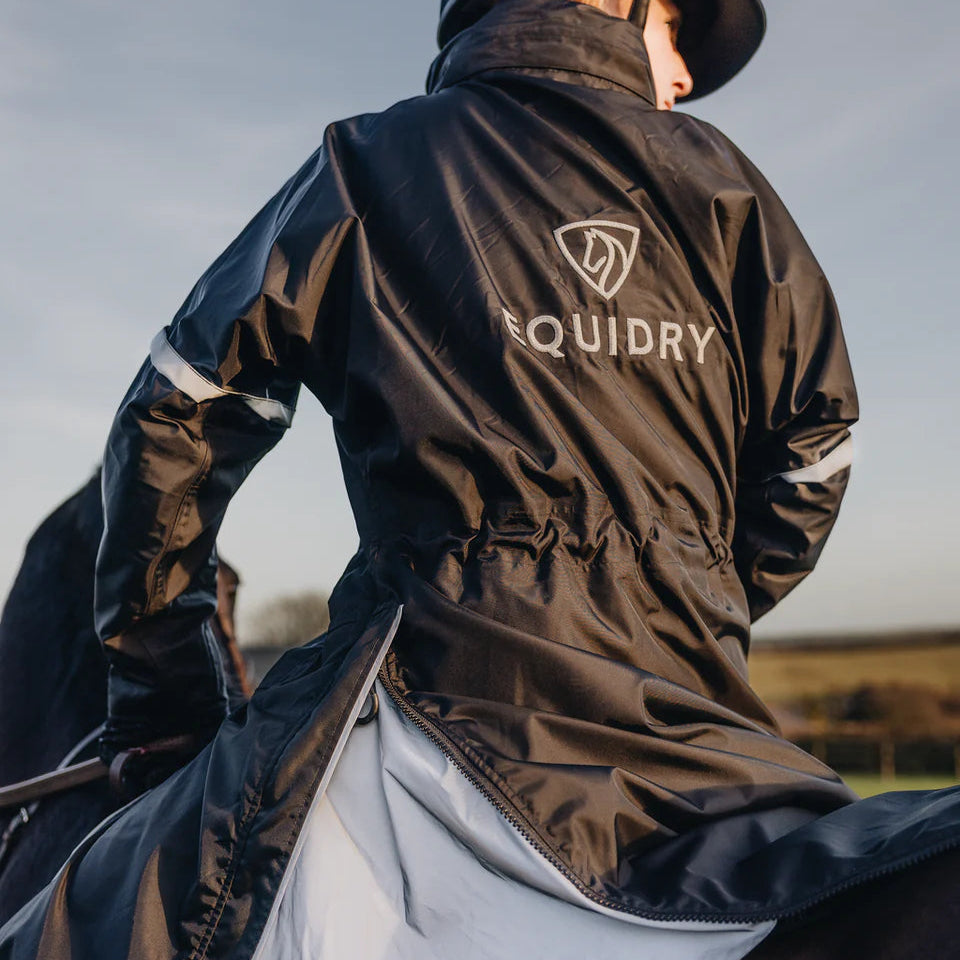 EQUIDRY Women's Thin Fleece Reflective Evolution #colour_black-black