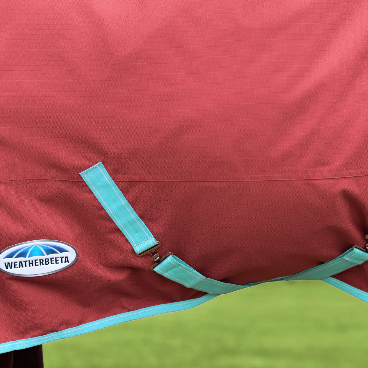 Weatherbeeta Comfitec Essential Standard Neck Lite Plus #colour_red-blue-beige