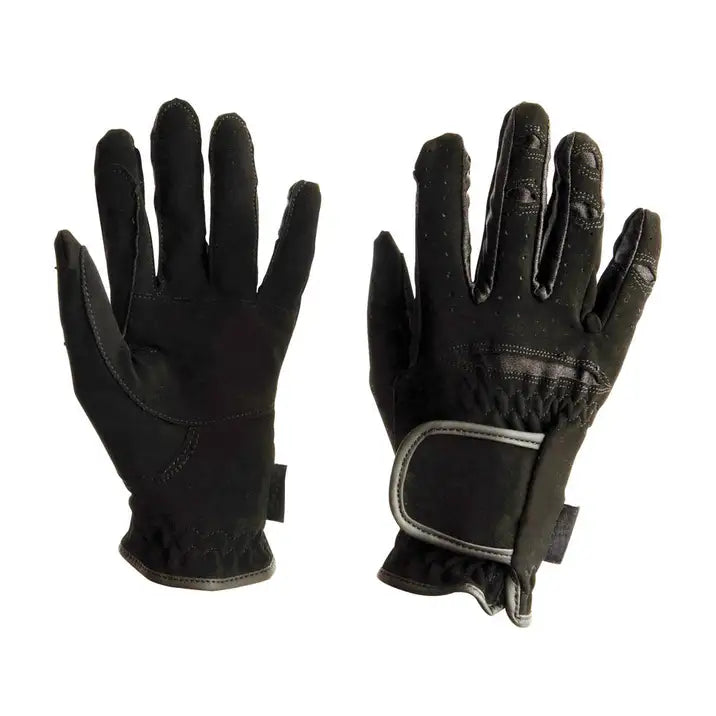 Dublin Everyday Mighty Grip Children's Riding Gloves #colour_black