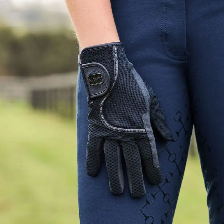 Dublin Airflow Honeycomb Gloves #colour_navy