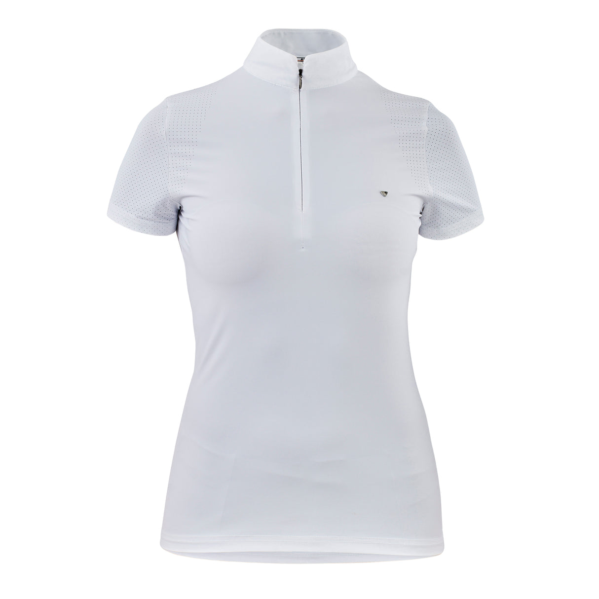 Shires Aubrion Walston Young Rider Show Shirt #colour_white