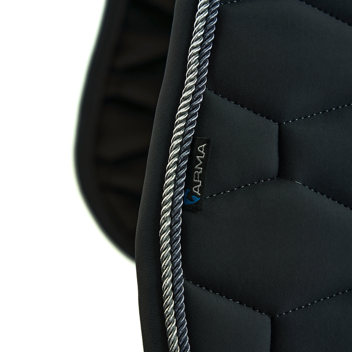 Shires Arma Eltar Dressage Saddlecloth #colour_grey