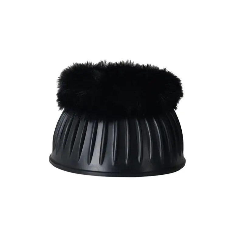 Weatherbeeta Tough-Tec Prime Fleece Trim Rubber Bell Boots #colour_black-royal-blue