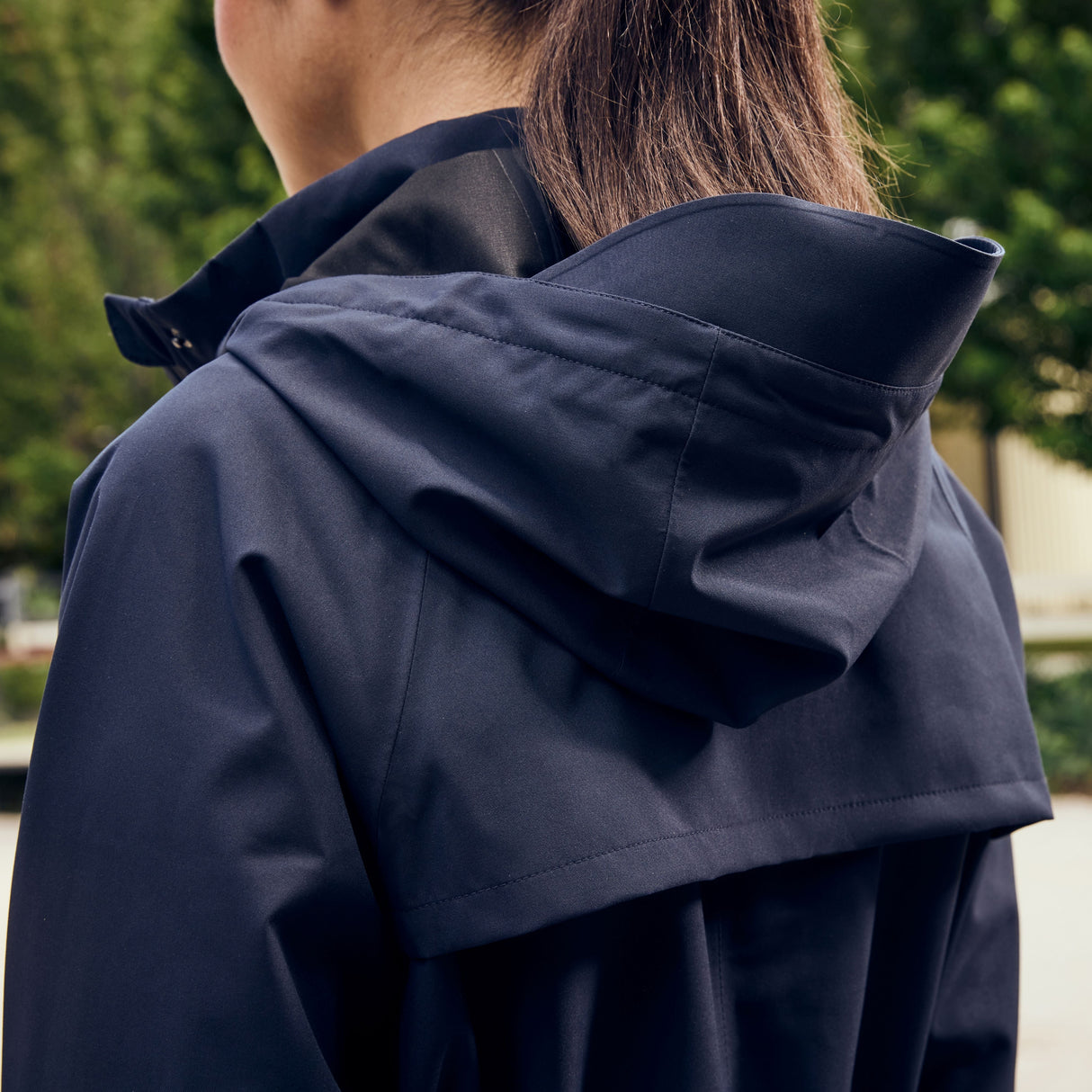 Dublin Ladies Wet Weather Long Jacket #colour_navy