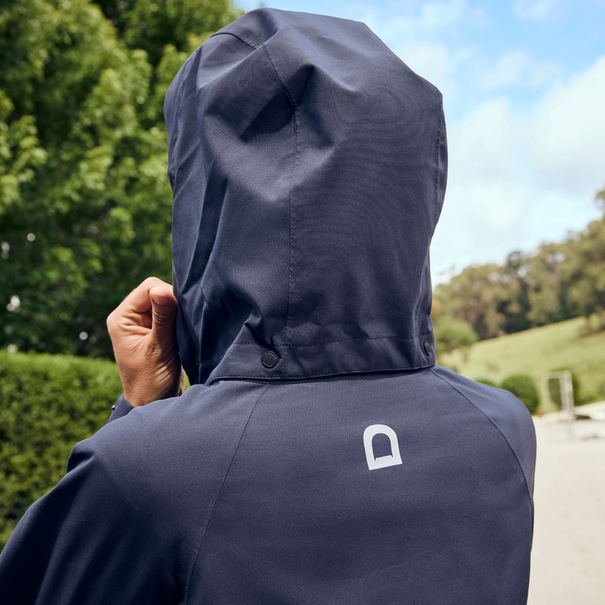 Dublin Ladies Wet Weather Long Jacket #colour_navy