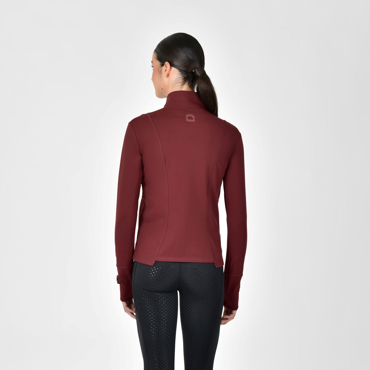 Dublin Ladies Versatile Fitted Zip Through Jacket #colour_cabernet