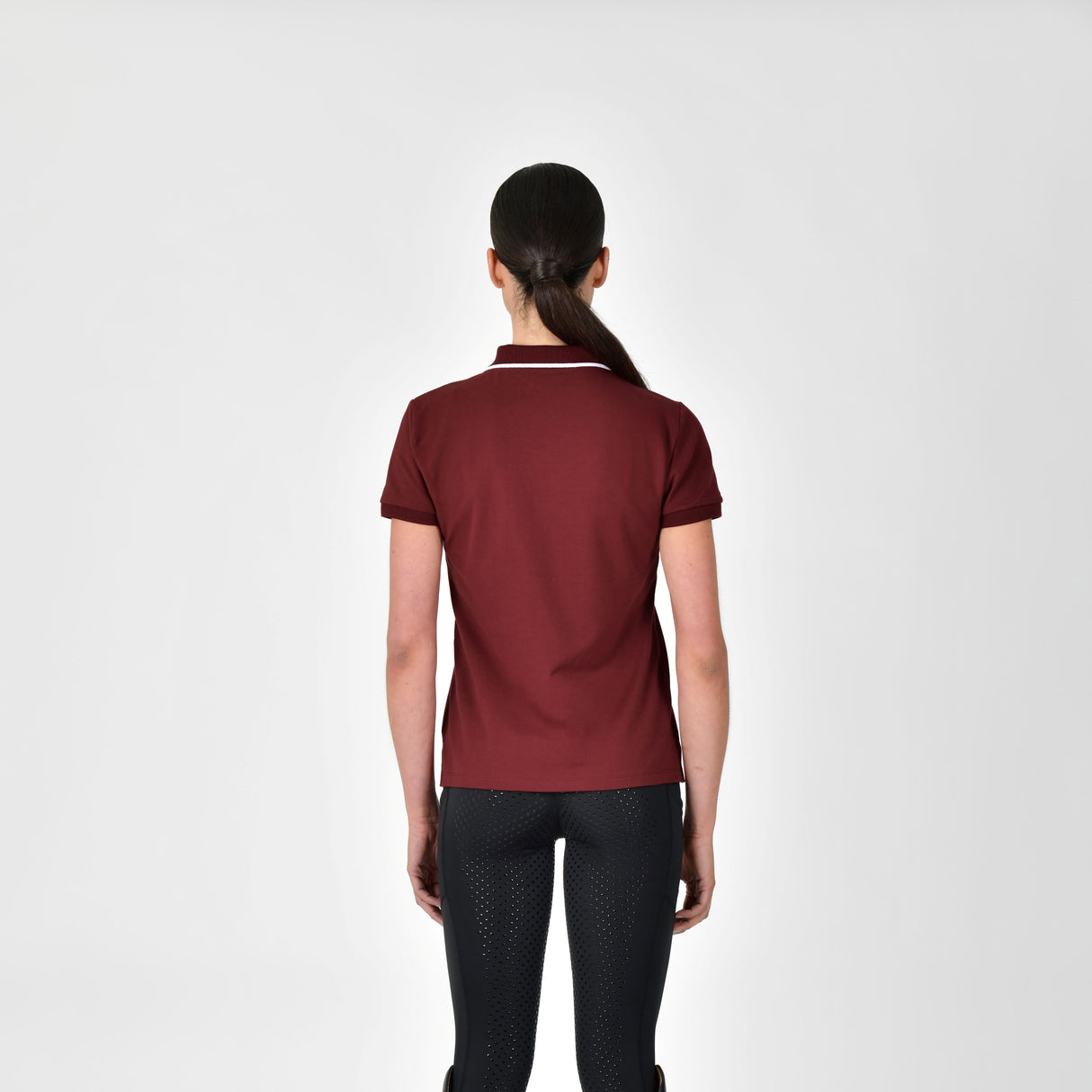 Dublin Ladies Cotton Pique Short Sleeve Polo #colour_cabernet