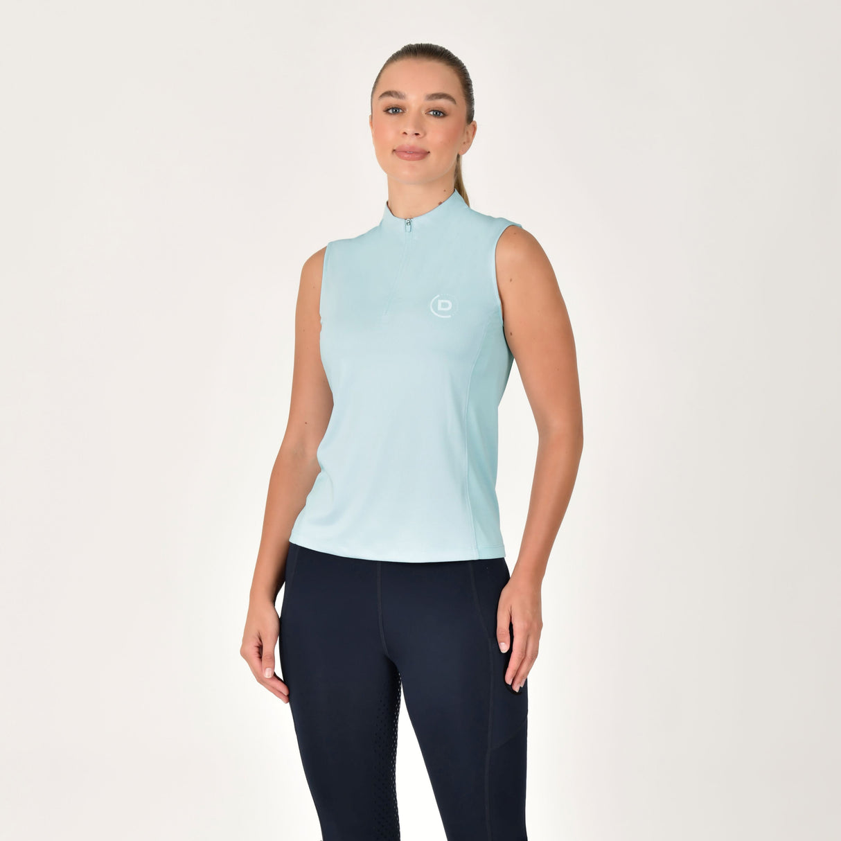 Dublin Ladies Breathable Sleeveless Top #colour_sky-blue