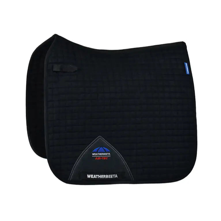 Weatherbeeta Prime Air-Tec Dressage Saddle Pad #colour_black