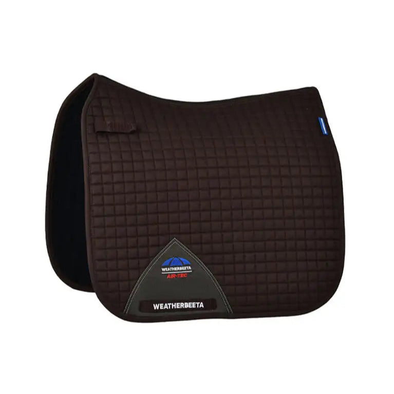 Weatherbeeta Prime Air-Tec Dressage Saddle Pad #colour_chocolate
