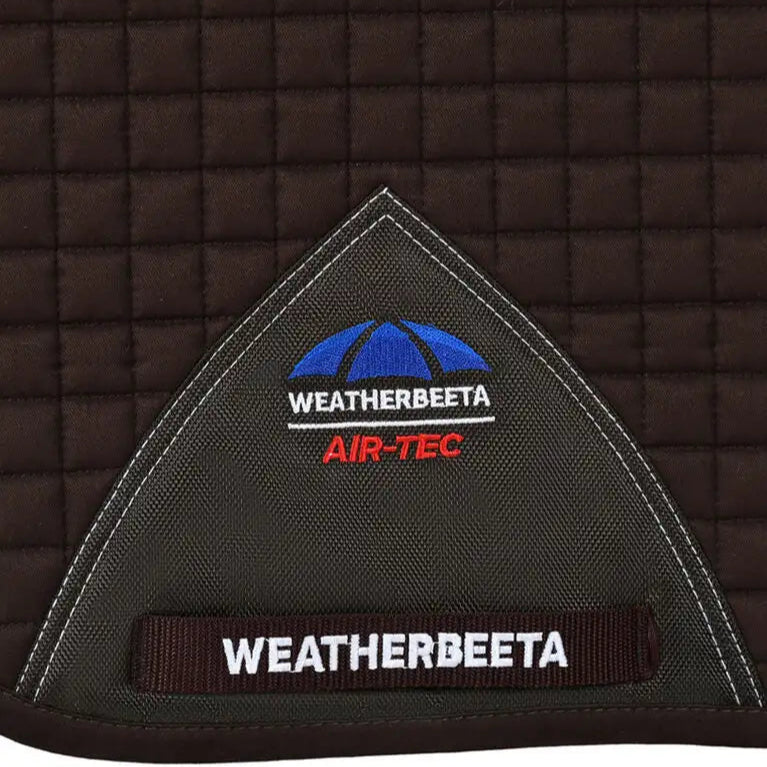 Weatherbeeta Prime Air-Tec Dressage Saddle Pad #colour_chocolate