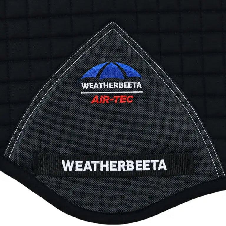 Weatherbeeta Prime Air-Tec Jump Shaped Saddle Pad #colour_black