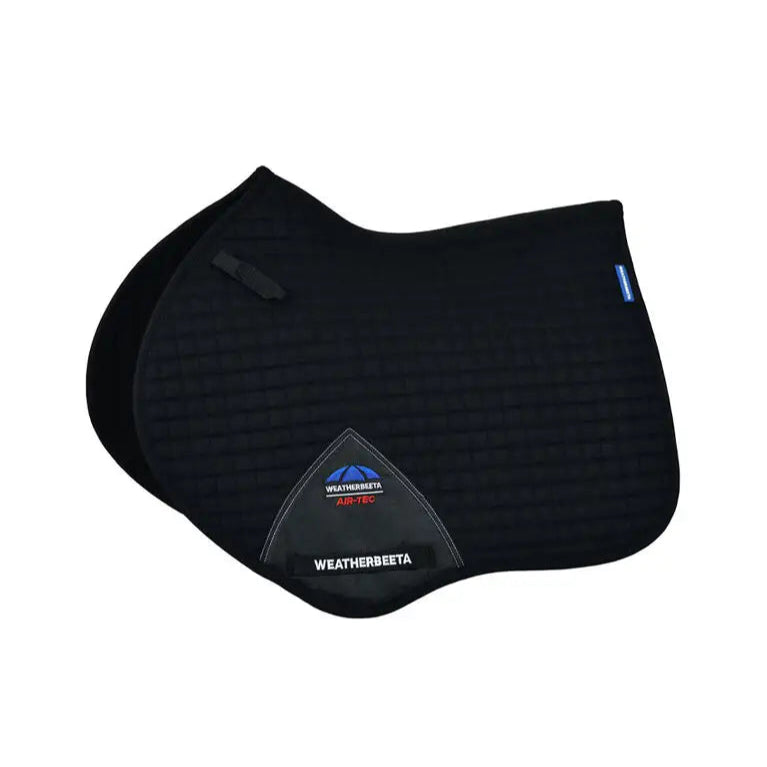 Weatherbeeta Prime Air-Tec Jump Shaped Saddle Pad #colour_black