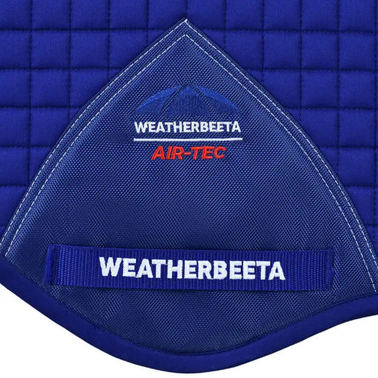 Weatherbeeta Prime Air-Tec Jump Shaped Saddle Pad #colour_cobalt