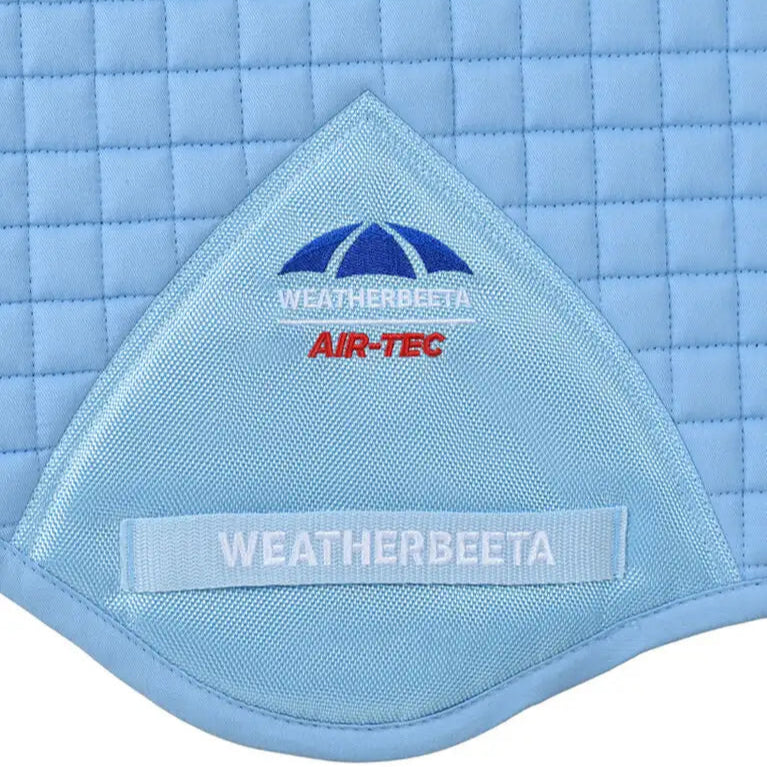 Weatherbeeta Prime Air-Tec Jump Shaped Saddle Pad #colour_sky-blue