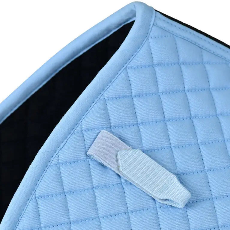 Weatherbeeta Prime Air-Tec Jump Shaped Saddle Pad #colour_sky-blue