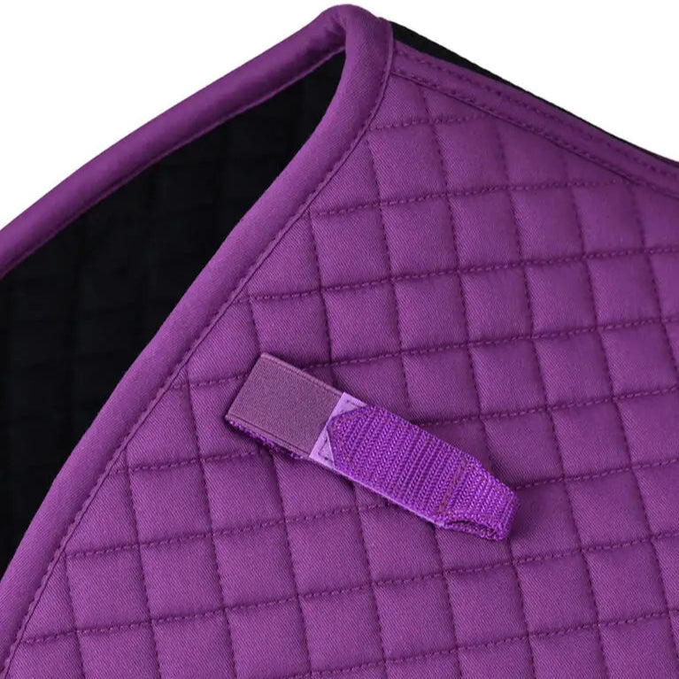 Weatherbeeta Prime Air-Tec Jump Shaped Saddle Pad #colour_violet