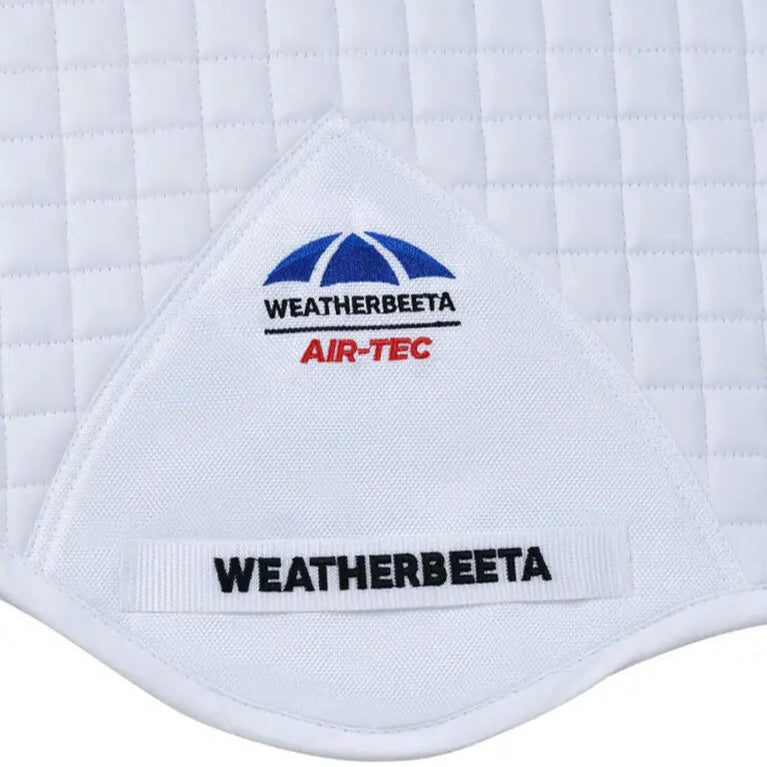 Weatherbeeta Prime Air-Tec Jump Shaped Saddle Pad #colour_white