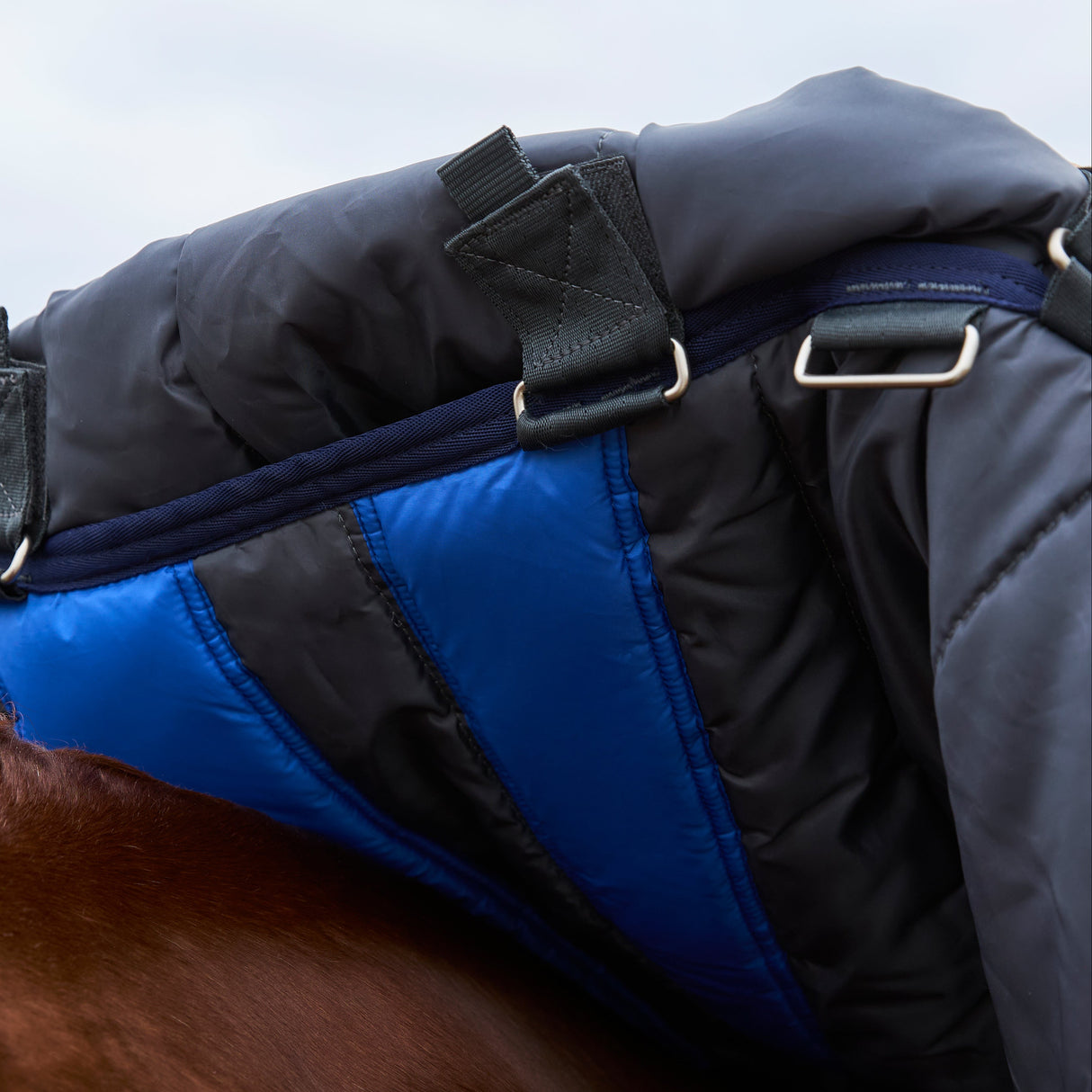 Weatherbeeta Comfitec Ultra 100G Detach-A-Neck Turnout #colour_charcoal