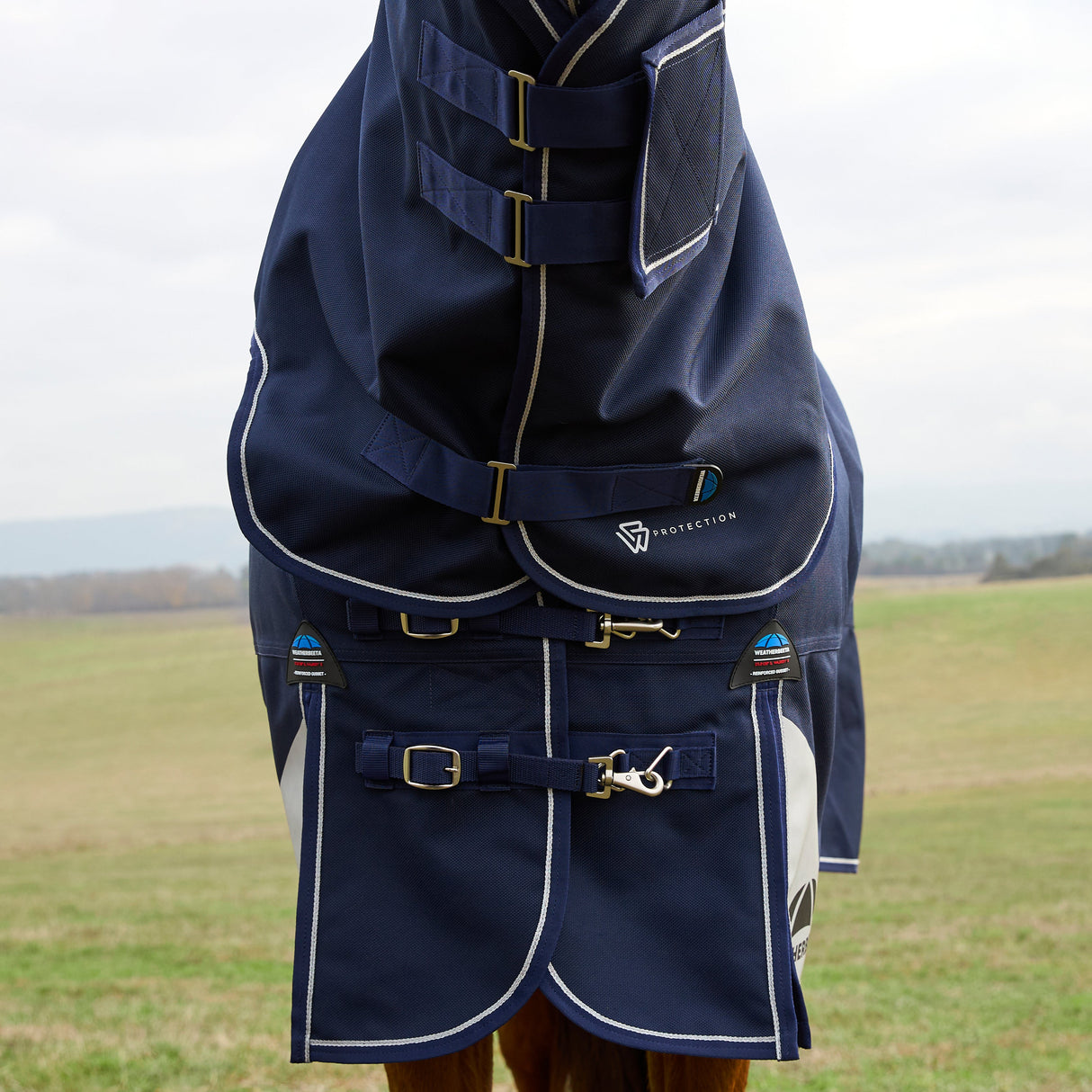 Weatherbeeta Comfitec Ultra 100G Detach-A-Neck Turnout #colour_navy