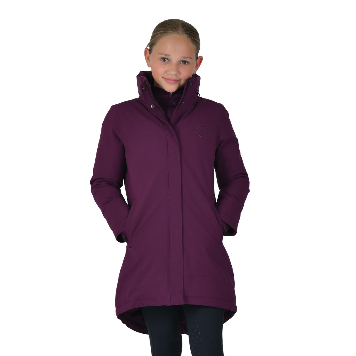Dublin Children's Everyday Waterproof Jacket #colour_purple-violet