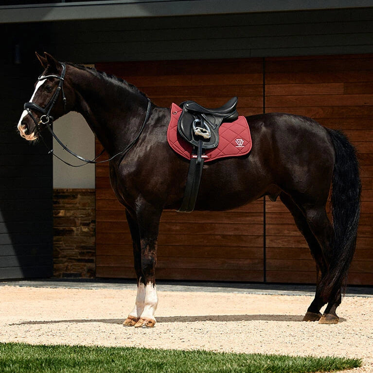 Weatherbeeta Softshell Pro 3D Air-Tec All Purpose Saddle Pad #colour_burgundy