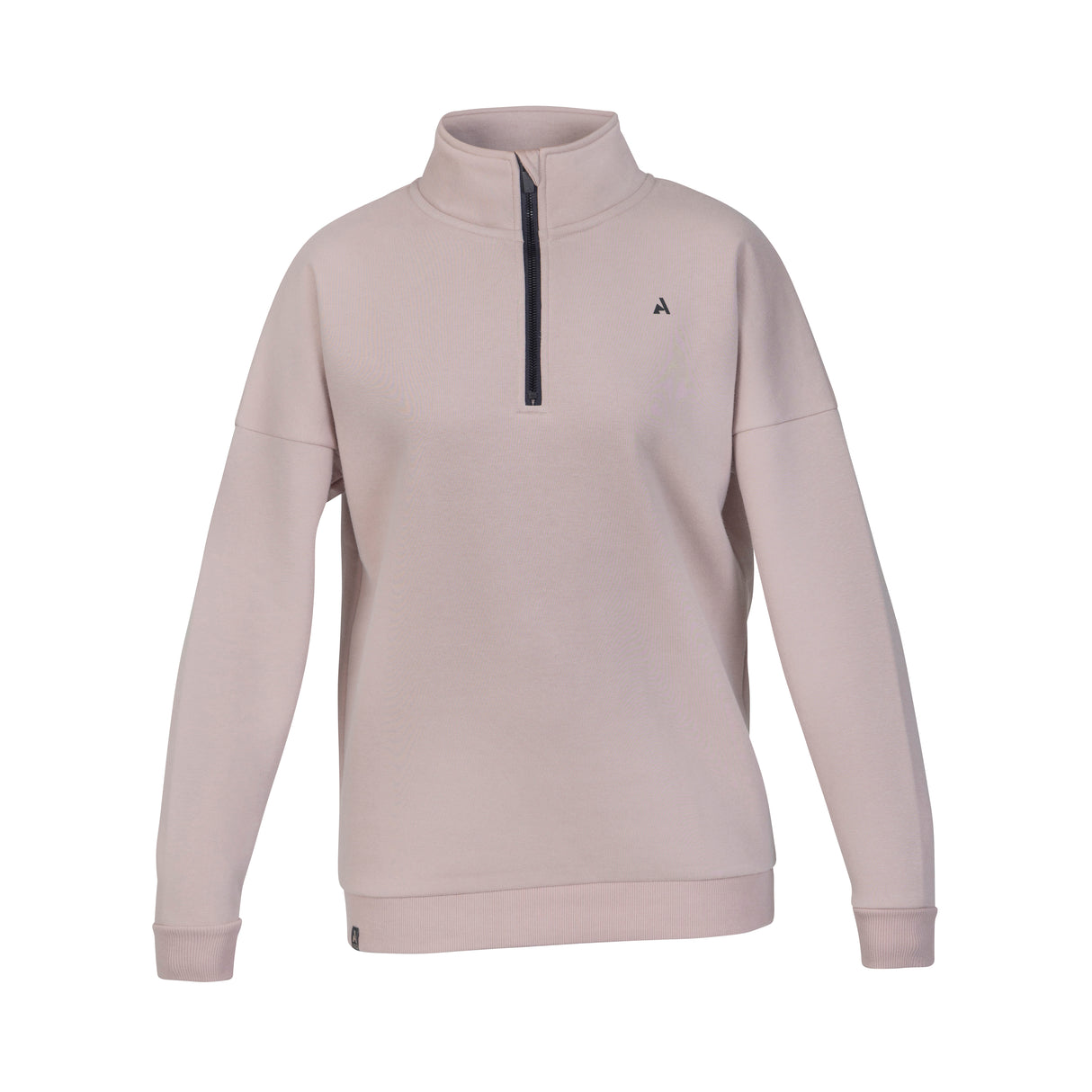 Shires Aubrion React Ladies Half Zip Sweatshirt #colour_sand