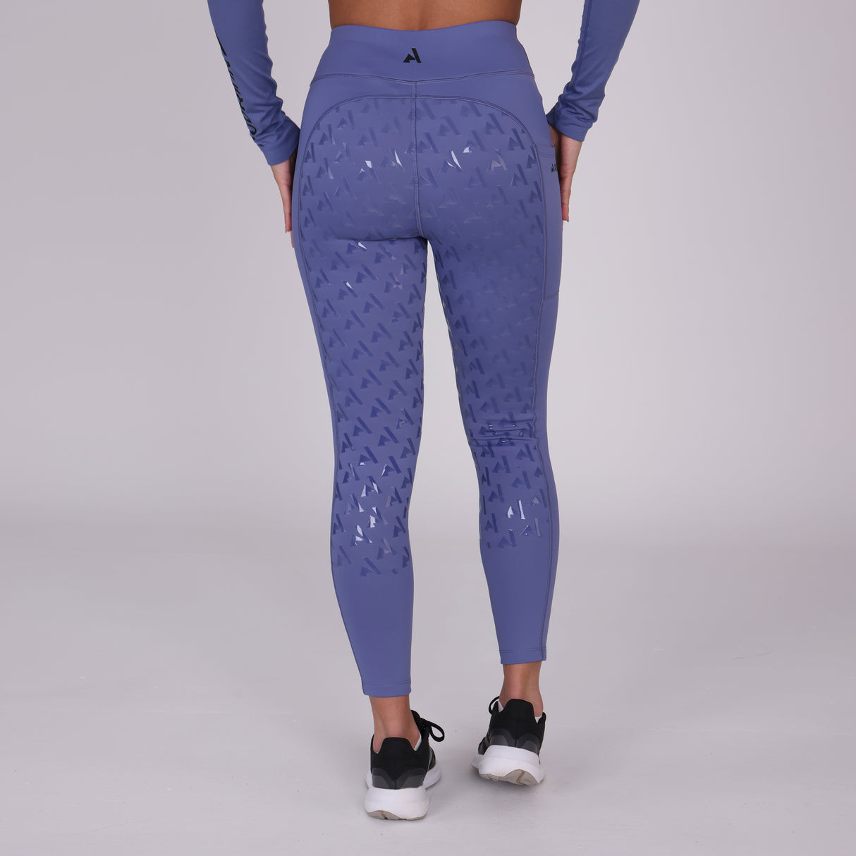 Shires Aubrion Ladies React Winter Riding Tights #colour_sky