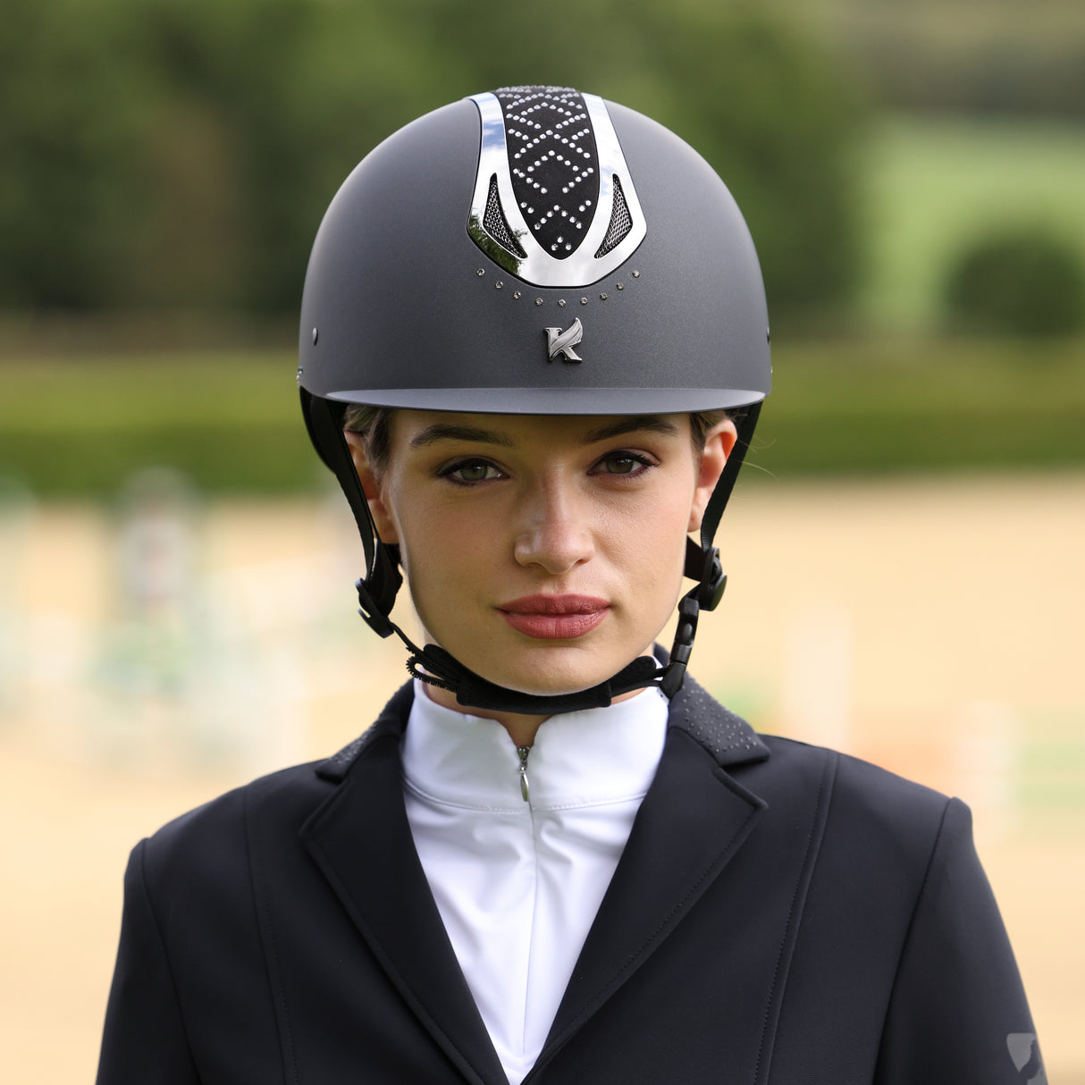 Shires Karben Sonic GXY Riding Hat #colour_black