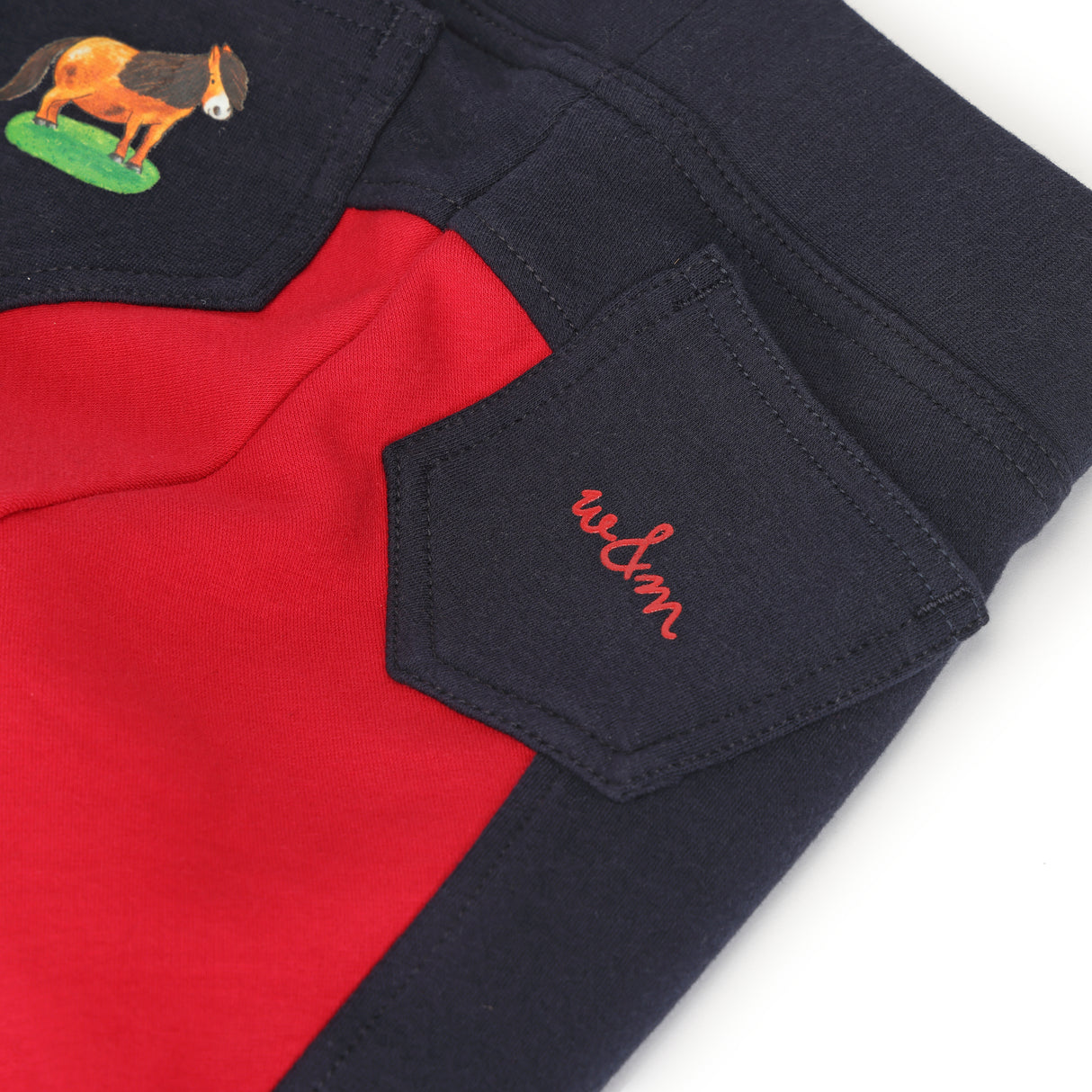 Shires Winnie & Me Jodhpurs #colour_navy-red