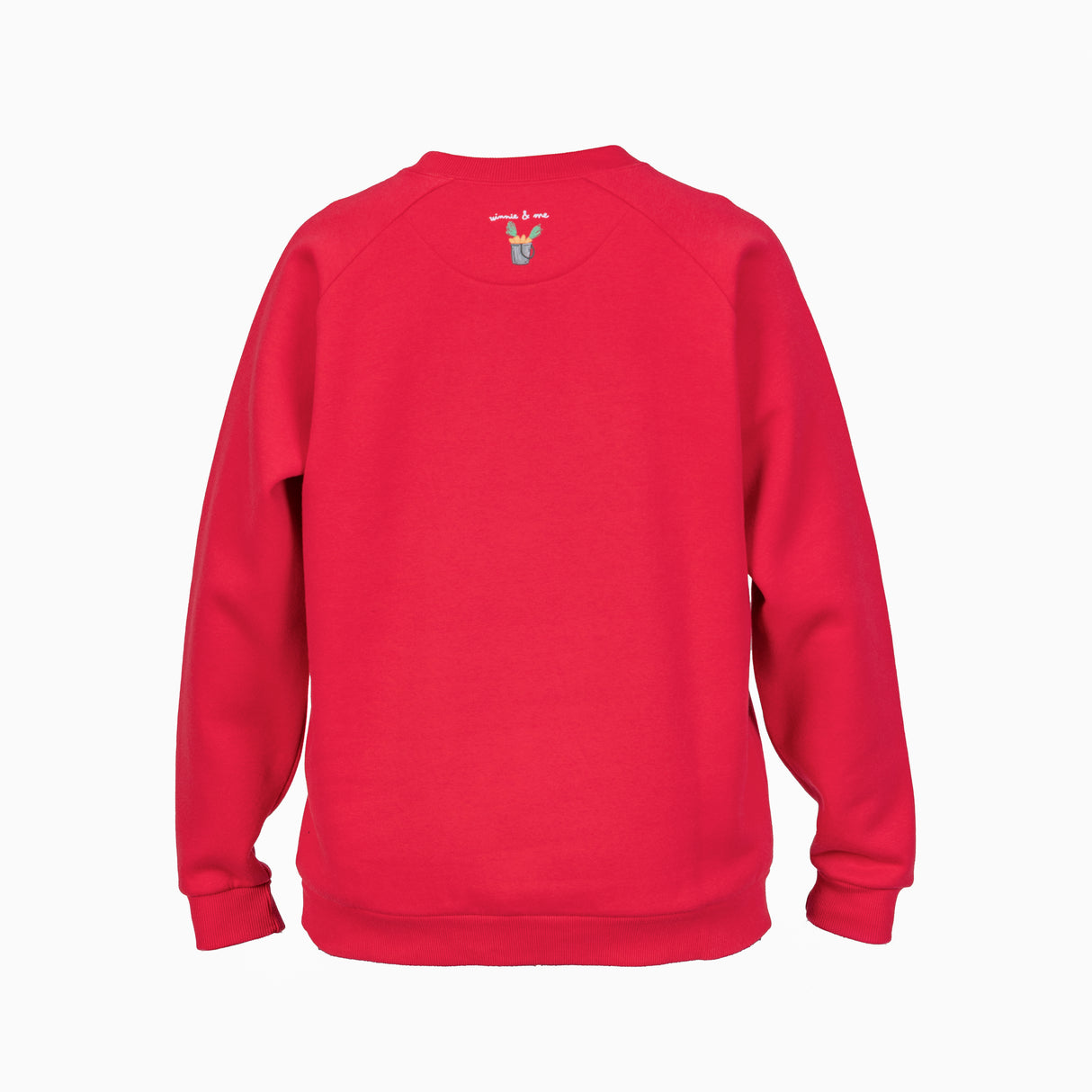 Shires Winnie & Me Adult Festive Sweatshirt #colour_red