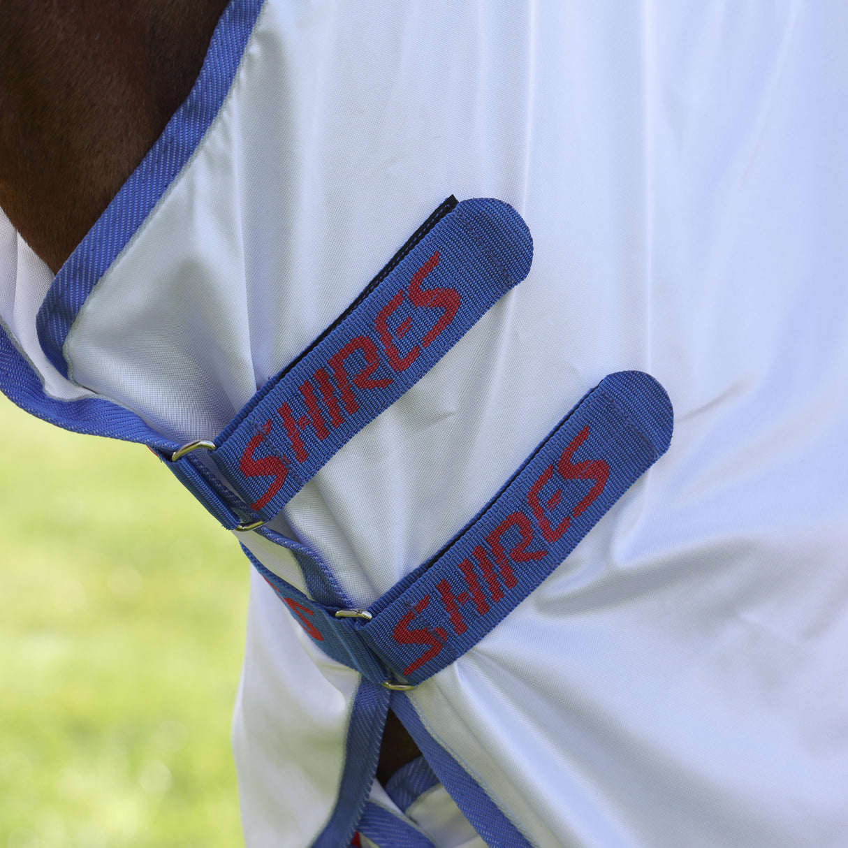 Shires Tempest Original Fly Rug & Neck Set #colour_white