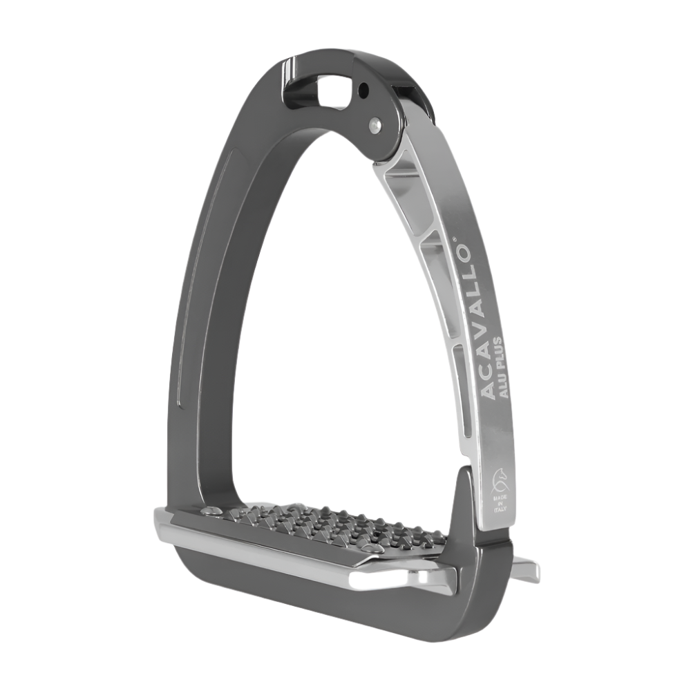 Acavallo Arena Aluplus Stirrup #colour_titanium