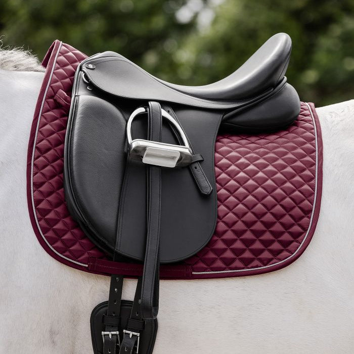 Waldhausen Horse Fashion Felix Glam Saddle Pad #colour_velvet-red