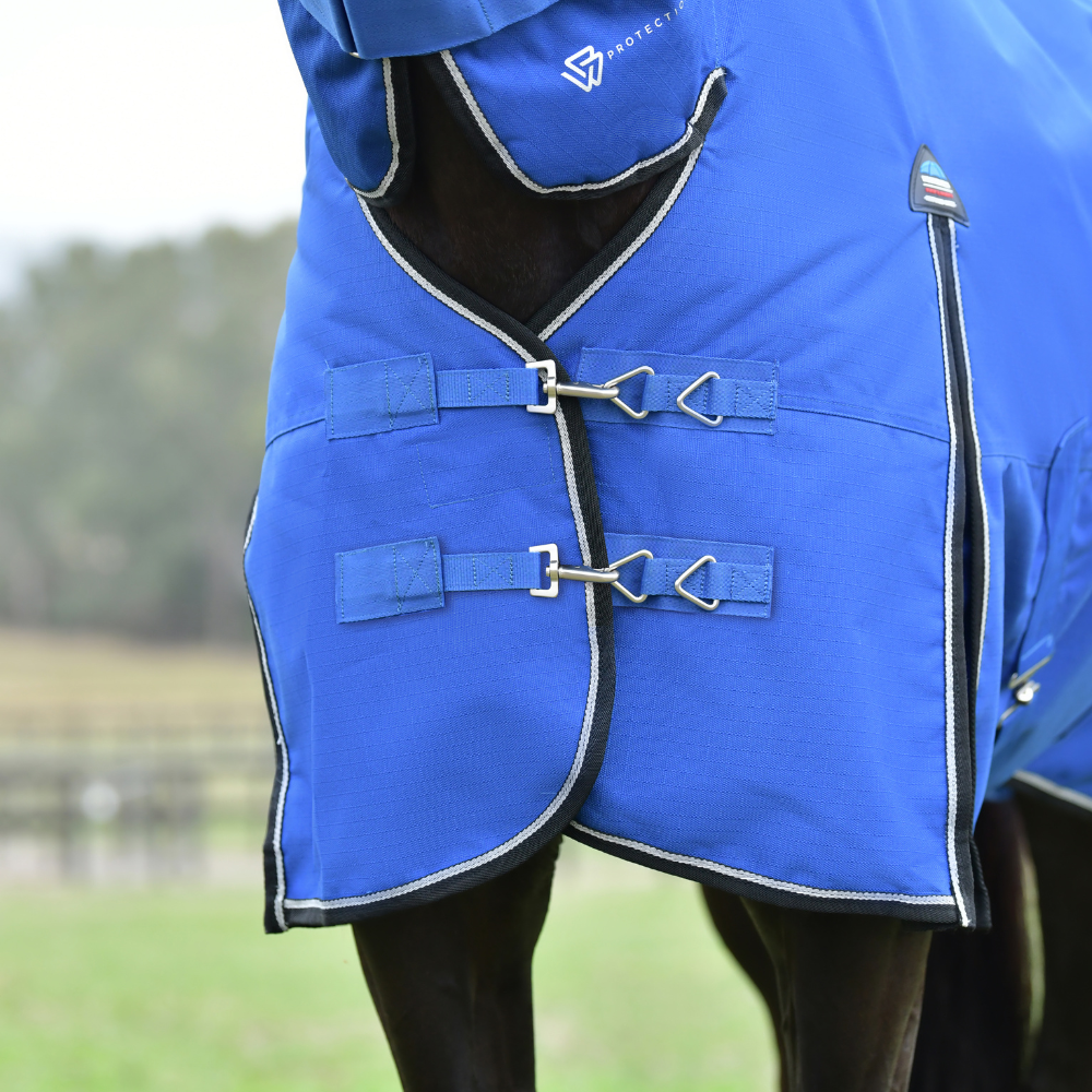 Weatherbeeta Comfitec Essential 220G Combo Turnout #colour_cobalt-black