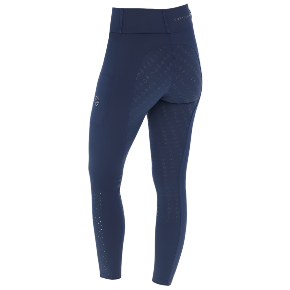 Covalliero Ladies Compression Riding Tights #colour_dark-navy