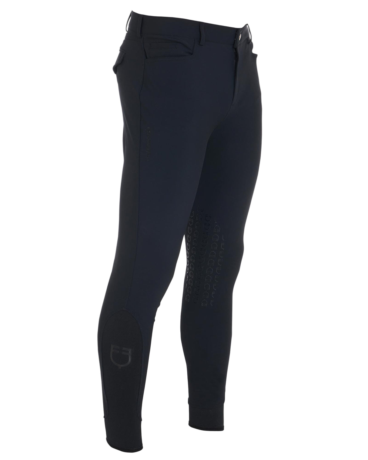 Equestro Men's Latest Generation Summer Breeches #colour_black