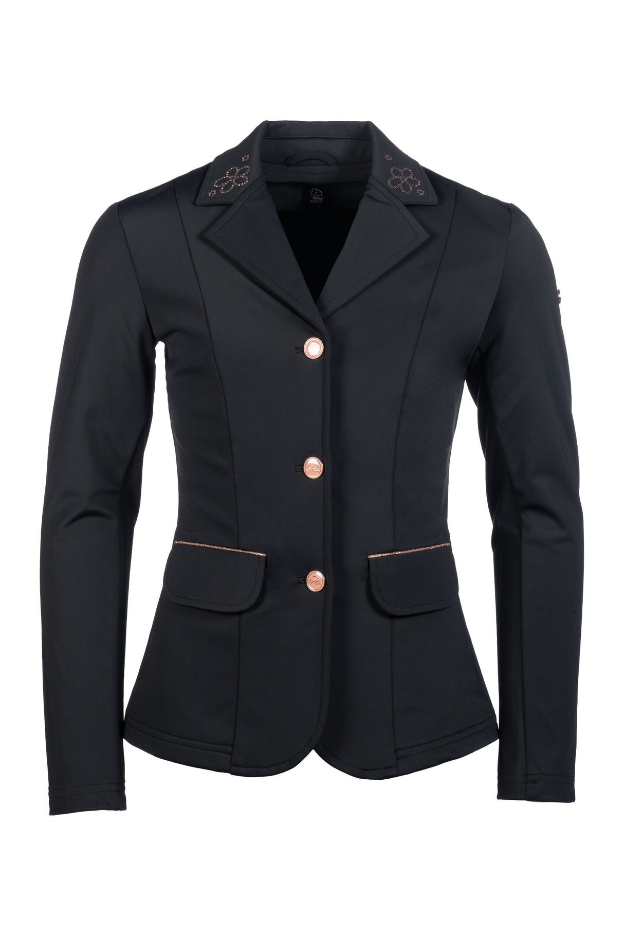 HKM Children's Competition Jacket -Flora Kids- #colour_black